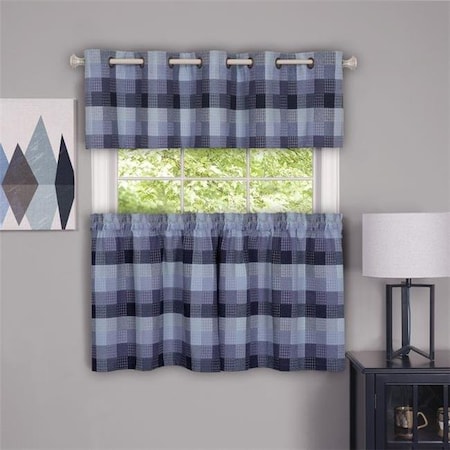 Harvard Valance With 10 Sm Grommets; Blue